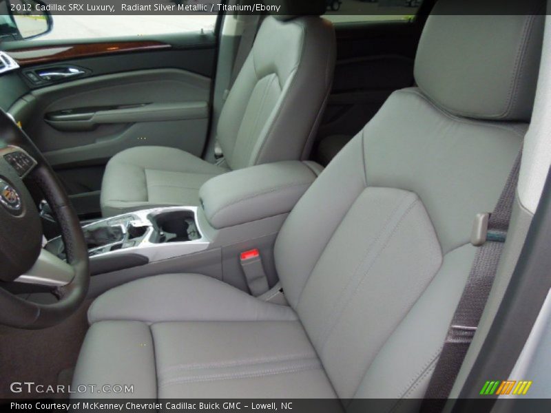 Radiant Silver Metallic / Titanium/Ebony 2012 Cadillac SRX Luxury