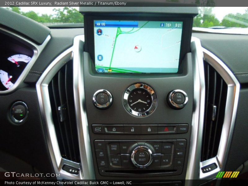 Radiant Silver Metallic / Titanium/Ebony 2012 Cadillac SRX Luxury