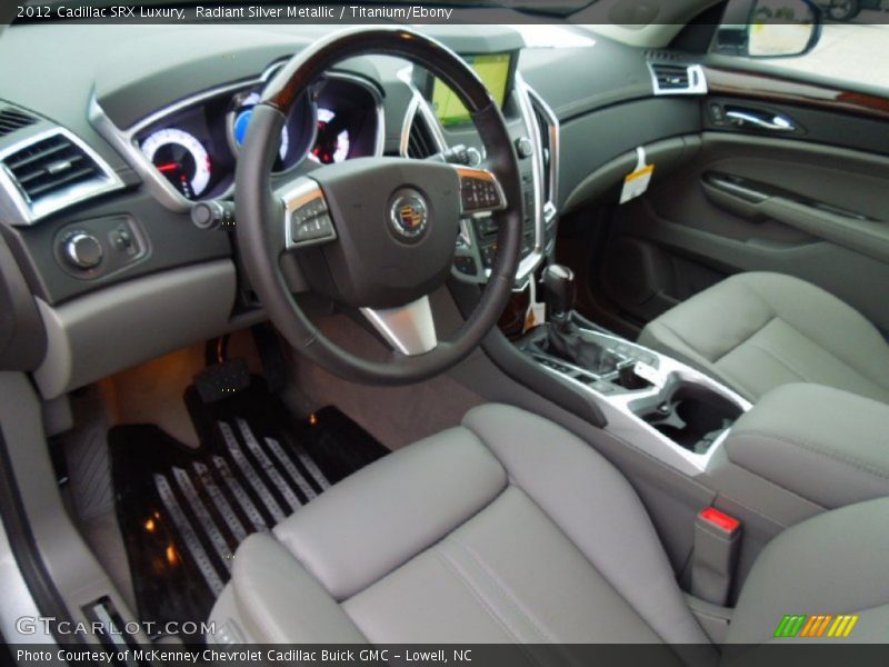 Radiant Silver Metallic / Titanium/Ebony 2012 Cadillac SRX Luxury