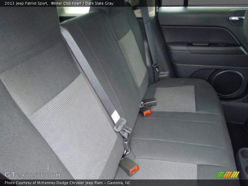 Winter Chill Pearl / Dark Slate Gray 2013 Jeep Patriot Sport