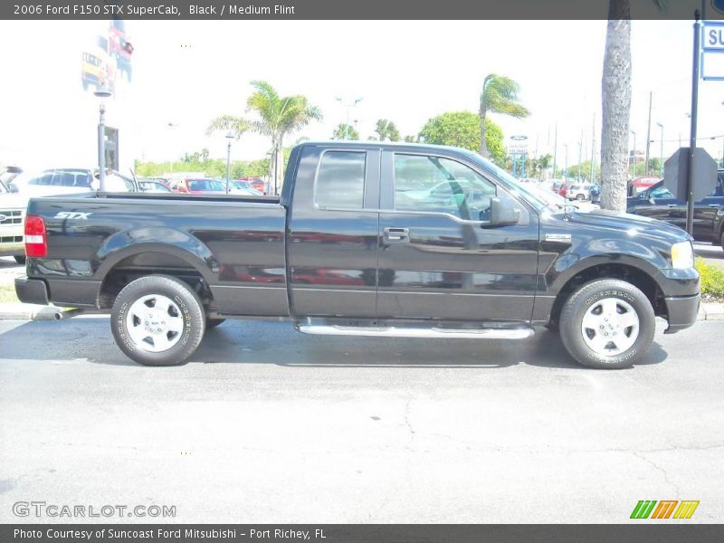 Black / Medium Flint 2006 Ford F150 STX SuperCab