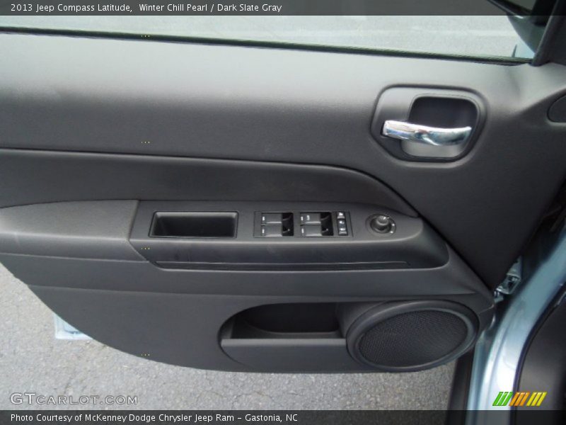 Winter Chill Pearl / Dark Slate Gray 2013 Jeep Compass Latitude