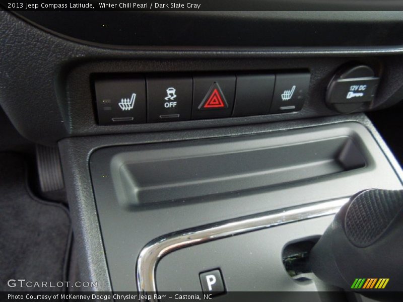 Winter Chill Pearl / Dark Slate Gray 2013 Jeep Compass Latitude