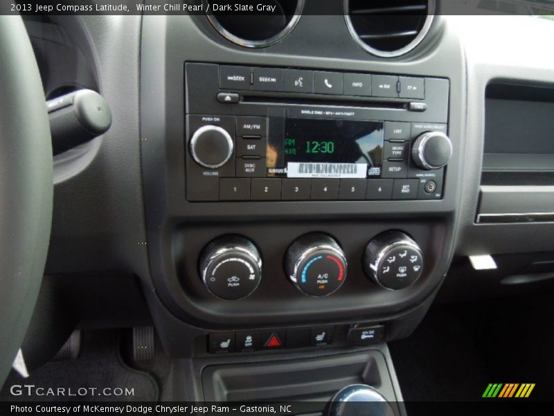 Winter Chill Pearl / Dark Slate Gray 2013 Jeep Compass Latitude