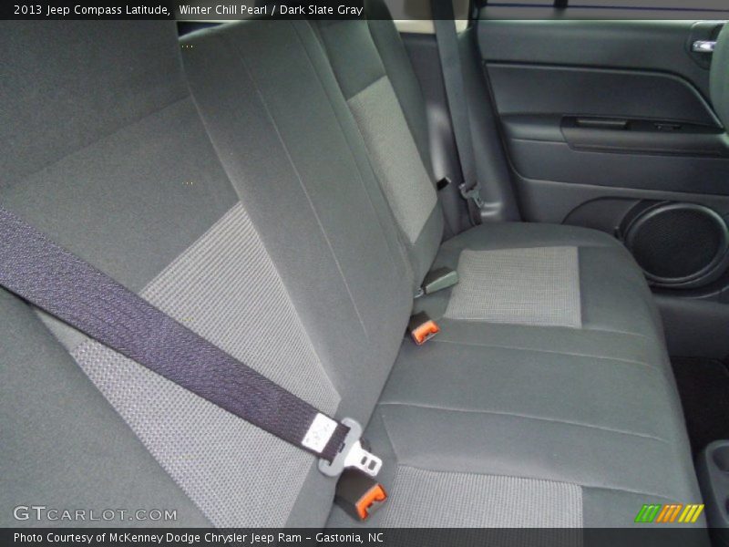 Winter Chill Pearl / Dark Slate Gray 2013 Jeep Compass Latitude