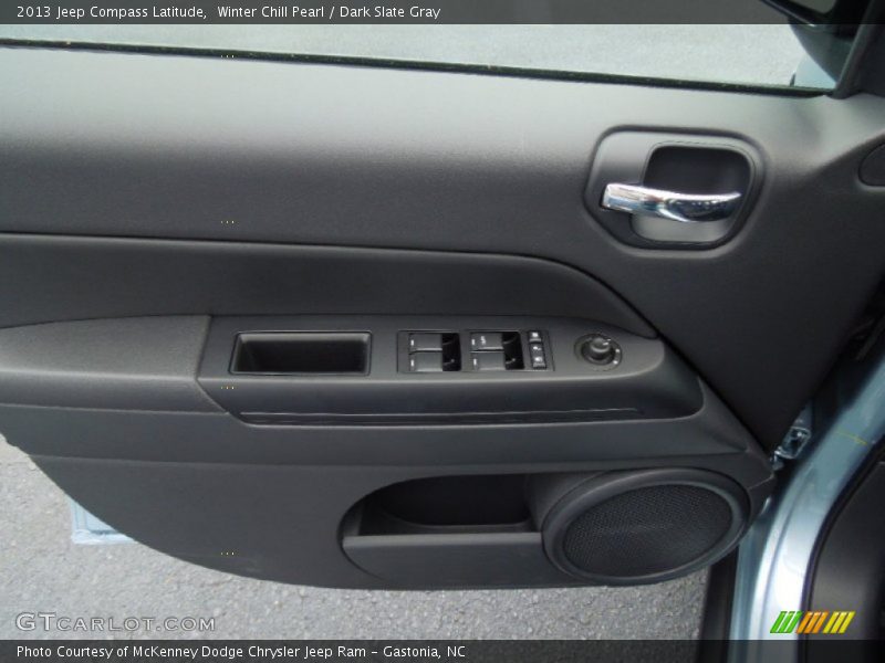 Winter Chill Pearl / Dark Slate Gray 2013 Jeep Compass Latitude