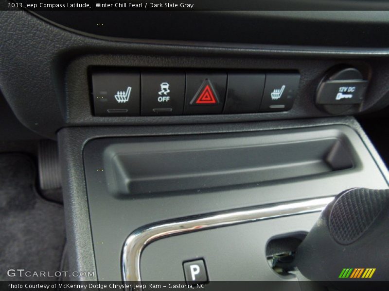 Winter Chill Pearl / Dark Slate Gray 2013 Jeep Compass Latitude