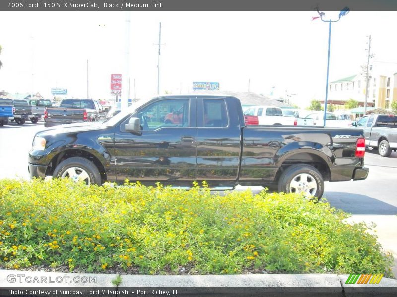 Black / Medium Flint 2006 Ford F150 STX SuperCab