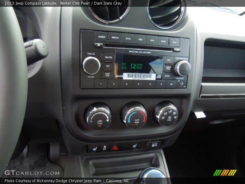 Winter Chill Pearl / Dark Slate Gray 2013 Jeep Compass Latitude
