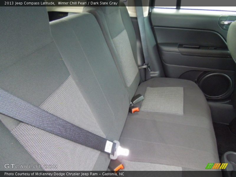 Winter Chill Pearl / Dark Slate Gray 2013 Jeep Compass Latitude