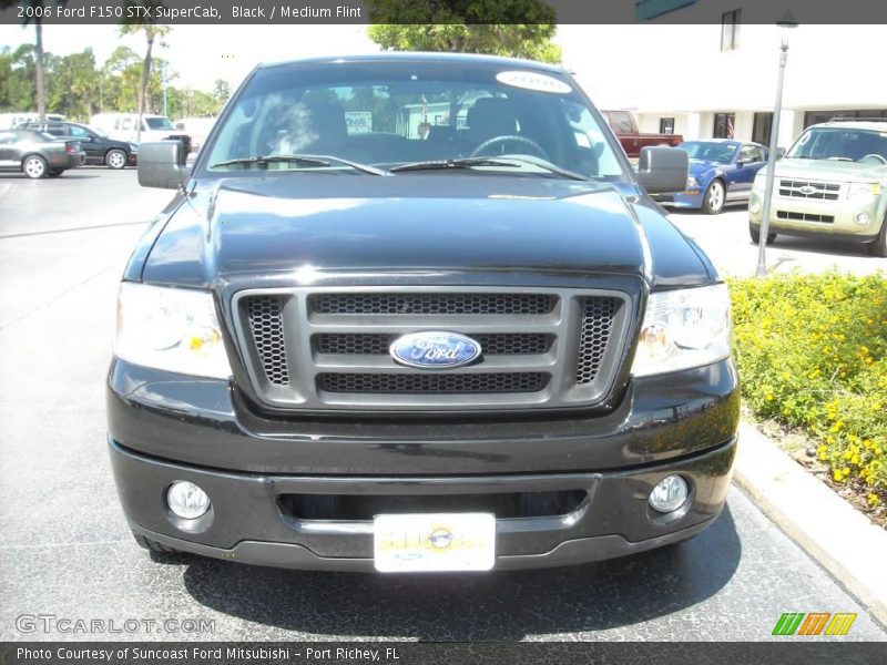 Black / Medium Flint 2006 Ford F150 STX SuperCab