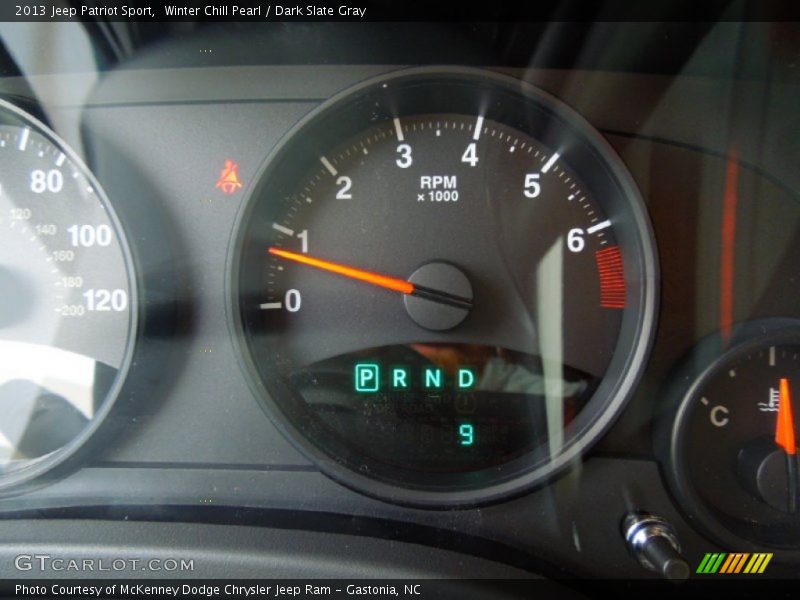 Winter Chill Pearl / Dark Slate Gray 2013 Jeep Patriot Sport