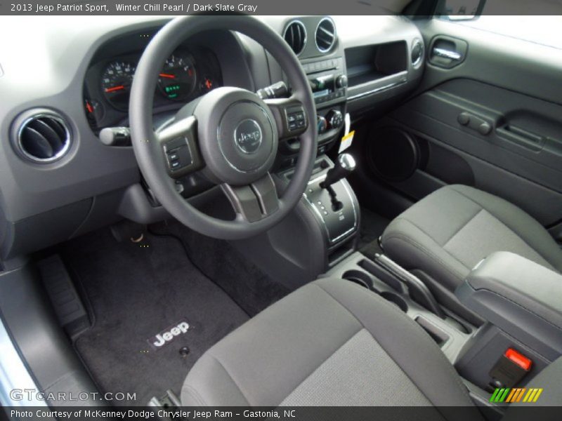 Dark Slate Gray Interior - 2013 Patriot Sport 
