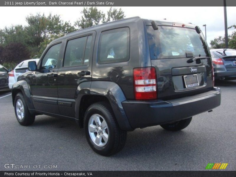 Dark Charcoal Pearl / Dark Slate Gray 2011 Jeep Liberty Sport