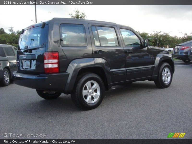 Dark Charcoal Pearl / Dark Slate Gray 2011 Jeep Liberty Sport