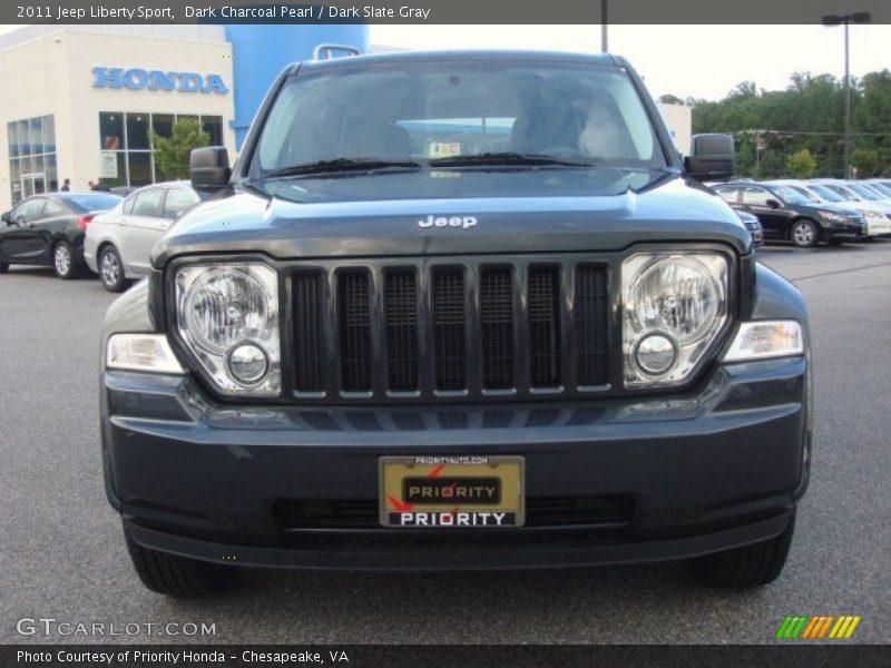 Dark Charcoal Pearl / Dark Slate Gray 2011 Jeep Liberty Sport