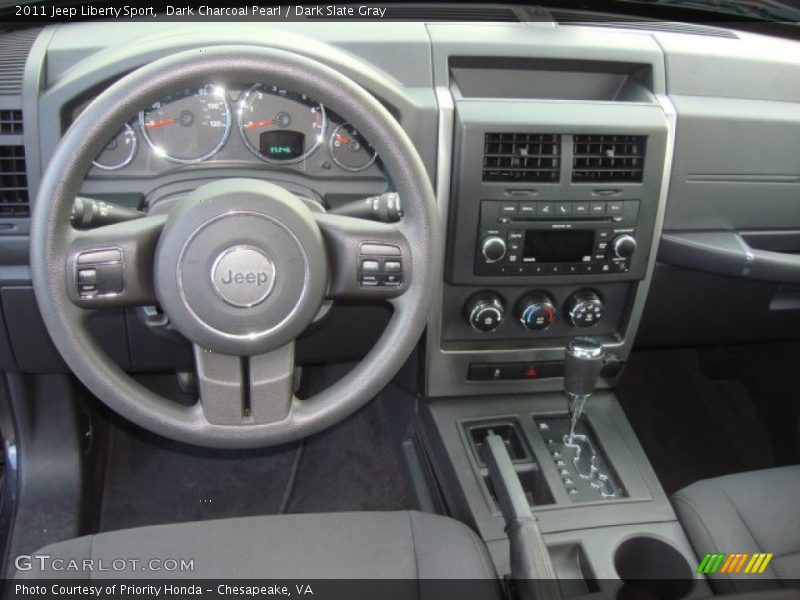 Dark Charcoal Pearl / Dark Slate Gray 2011 Jeep Liberty Sport