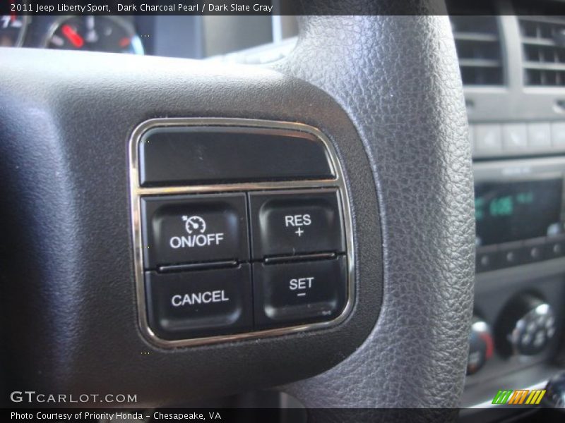 Dark Charcoal Pearl / Dark Slate Gray 2011 Jeep Liberty Sport