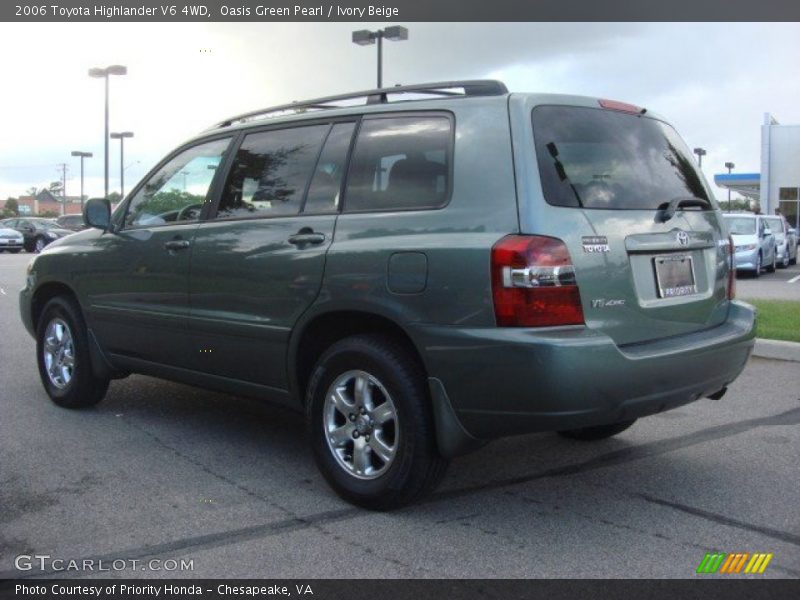 Oasis Green Pearl / Ivory Beige 2006 Toyota Highlander V6 4WD