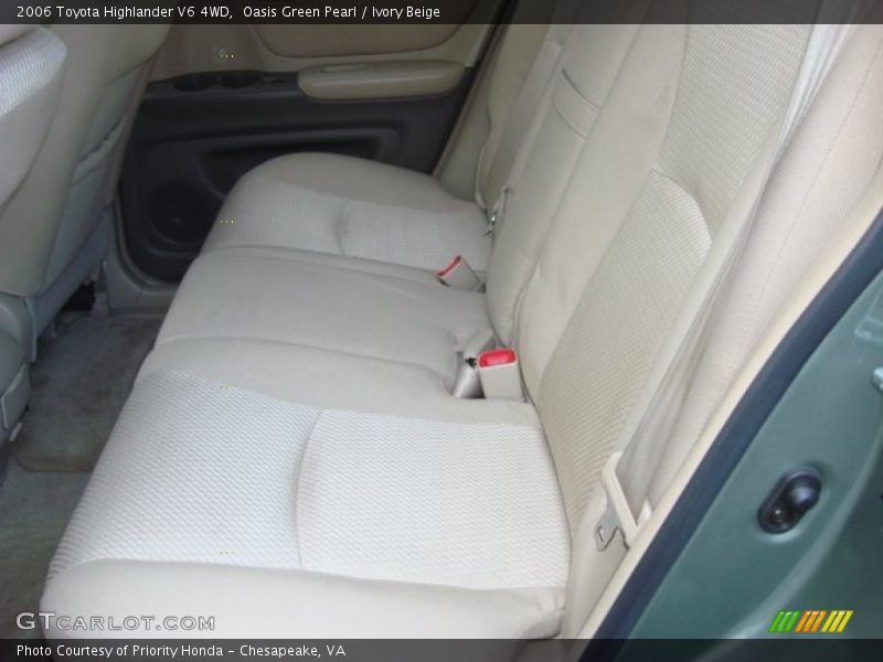Oasis Green Pearl / Ivory Beige 2006 Toyota Highlander V6 4WD