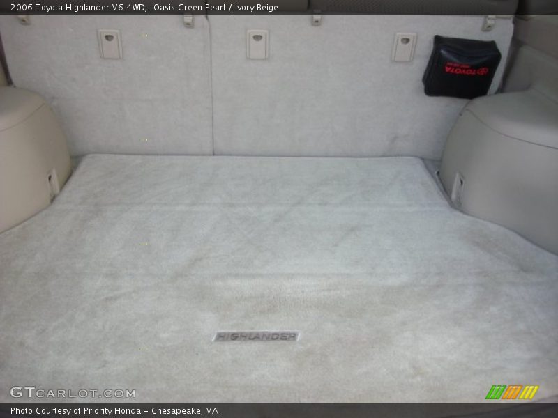 Oasis Green Pearl / Ivory Beige 2006 Toyota Highlander V6 4WD
