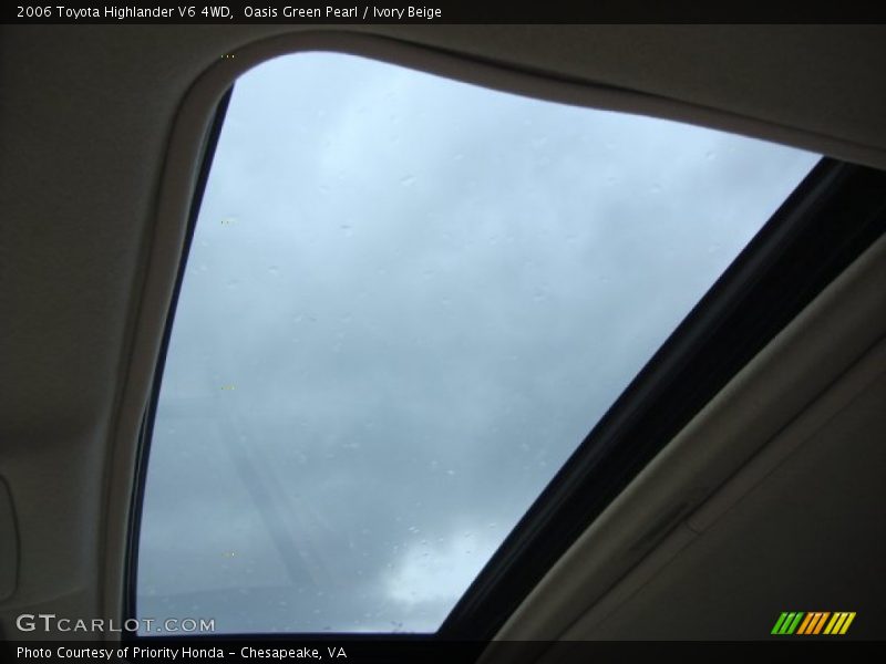 Oasis Green Pearl / Ivory Beige 2006 Toyota Highlander V6 4WD