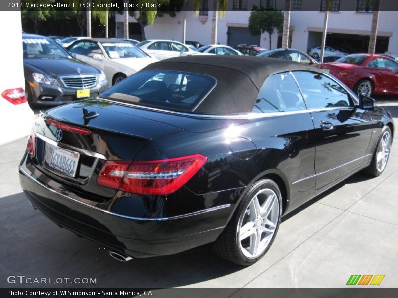 Black / Black 2012 Mercedes-Benz E 350 Cabriolet