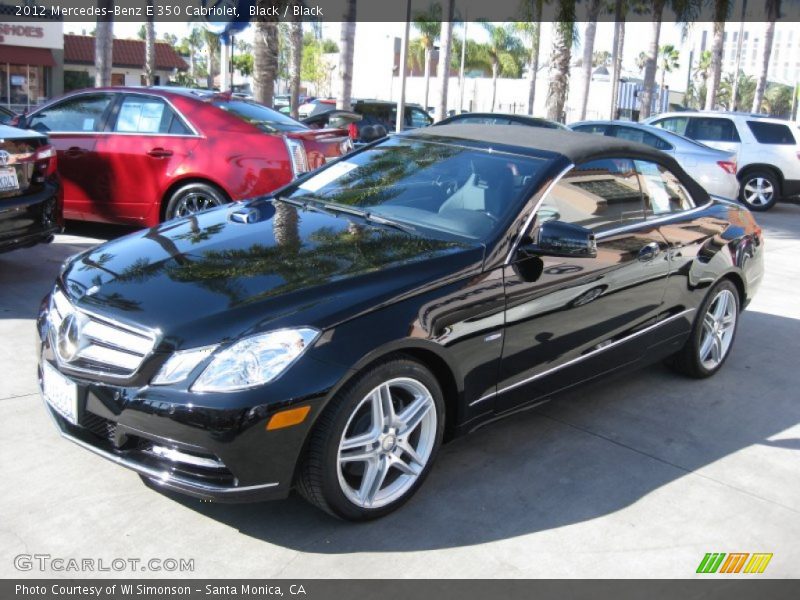 Black / Black 2012 Mercedes-Benz E 350 Cabriolet