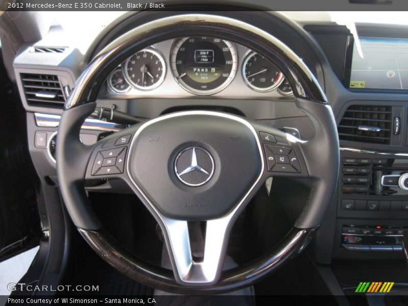 Black / Black 2012 Mercedes-Benz E 350 Cabriolet