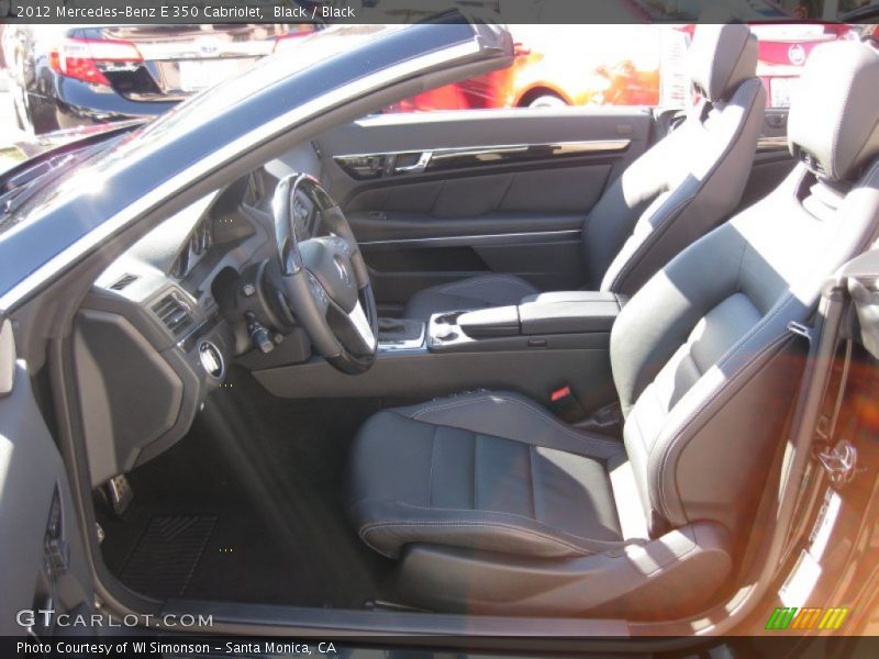 Black / Black 2012 Mercedes-Benz E 350 Cabriolet