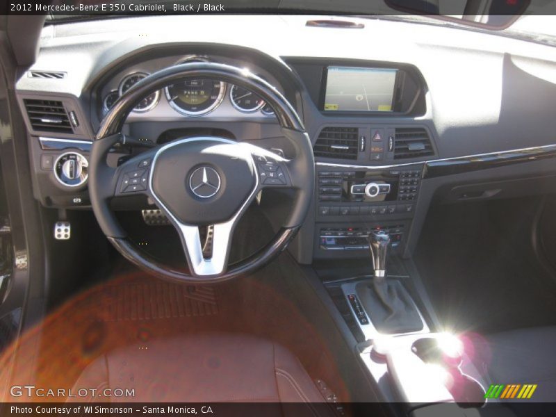 Black / Black 2012 Mercedes-Benz E 350 Cabriolet