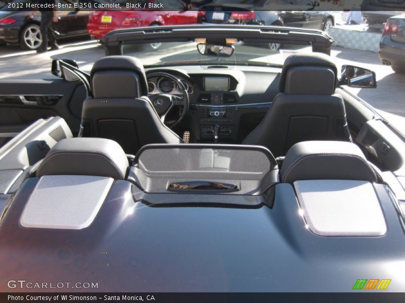 Black / Black 2012 Mercedes-Benz E 350 Cabriolet