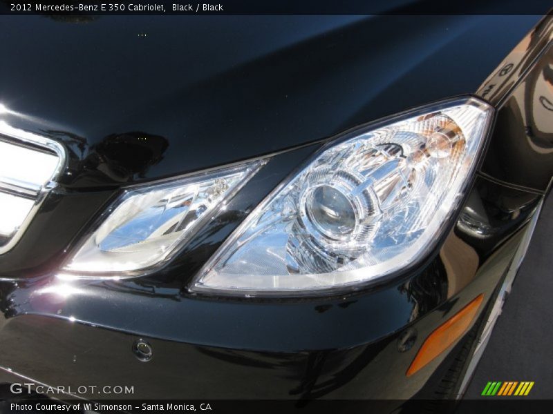 Black / Black 2012 Mercedes-Benz E 350 Cabriolet