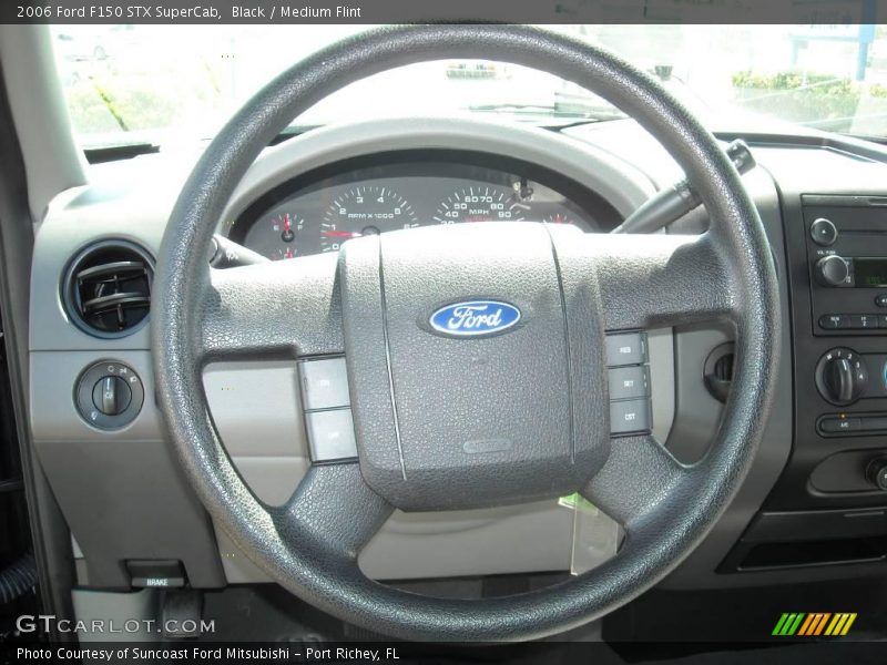 Black / Medium Flint 2006 Ford F150 STX SuperCab