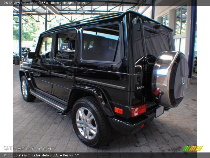 Black / designo Porcelain 2012 Mercedes-Benz G 550