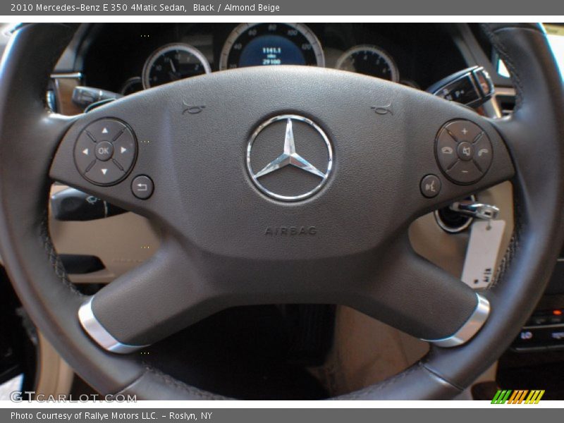 Black / Almond Beige 2010 Mercedes-Benz E 350 4Matic Sedan