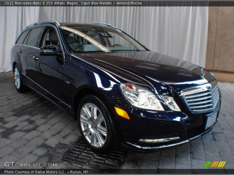 Capri Blue Metallic / Almond/Mocha 2012 Mercedes-Benz E 350 4Matic Wagon