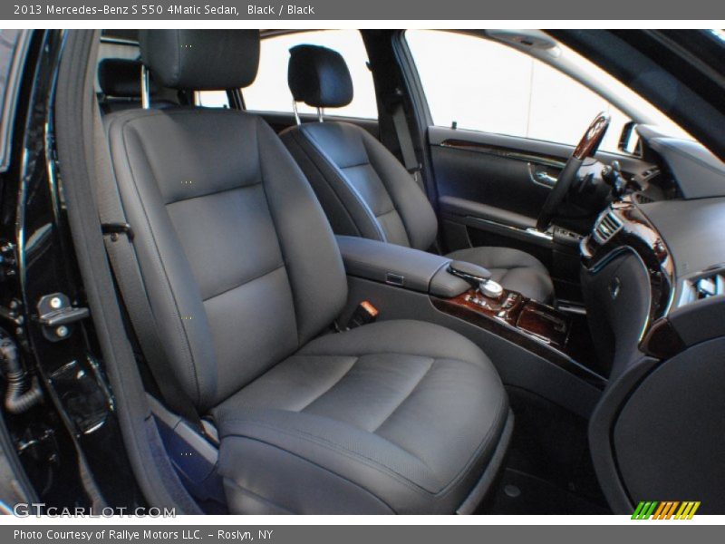Front Seat of 2013 S 550 4Matic Sedan