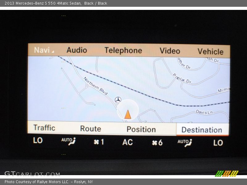 Navigation of 2013 S 550 4Matic Sedan