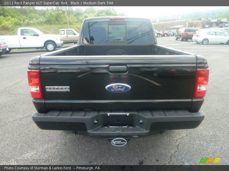 Black / Medium Dark Flint 2011 Ford Ranger XLT SuperCab 4x4