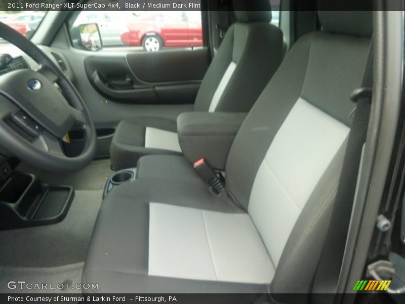Black / Medium Dark Flint 2011 Ford Ranger XLT SuperCab 4x4