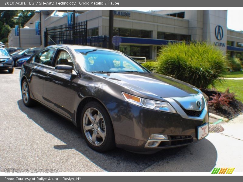 Grigio Metallic / Taupe 2010 Acura TL 3.7 SH-AWD Technology