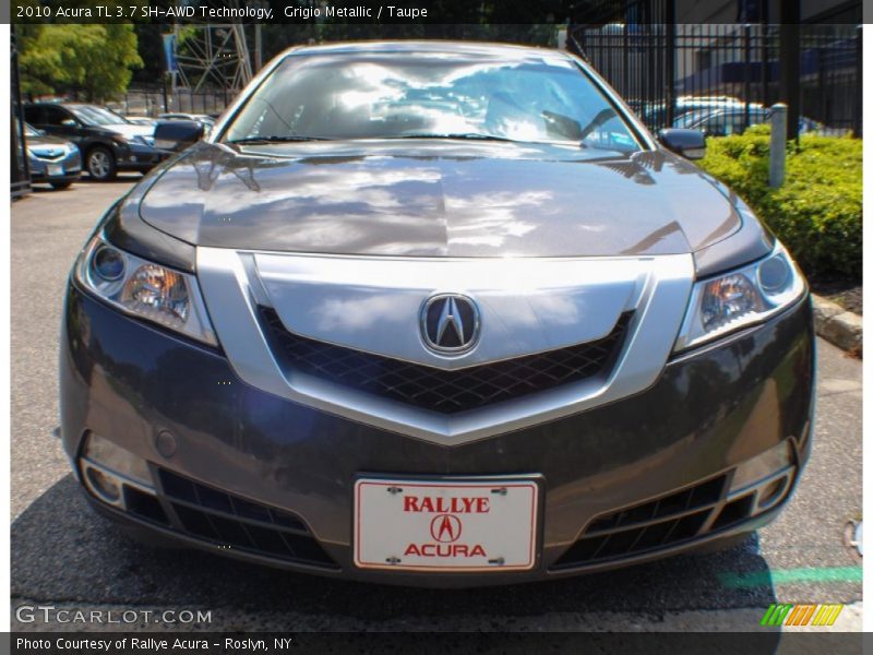 Grigio Metallic / Taupe 2010 Acura TL 3.7 SH-AWD Technology