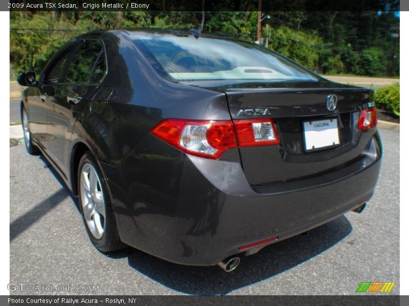 Grigio Metallic / Ebony 2009 Acura TSX Sedan