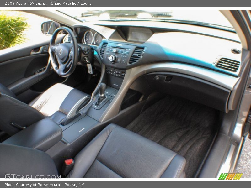 Grigio Metallic / Ebony 2009 Acura TSX Sedan