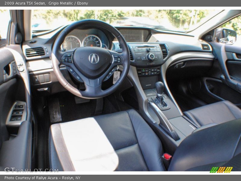 Grigio Metallic / Ebony 2009 Acura TSX Sedan