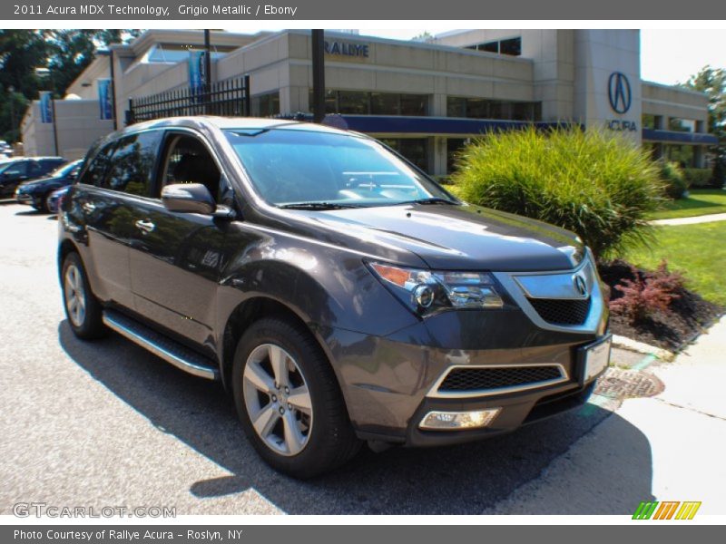 Grigio Metallic / Ebony 2011 Acura MDX Technology