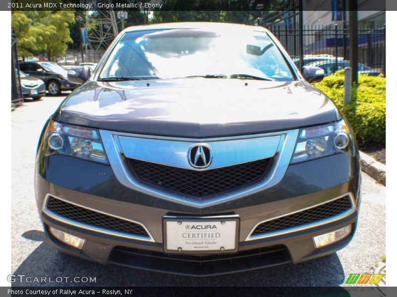 Grigio Metallic / Ebony 2011 Acura MDX Technology