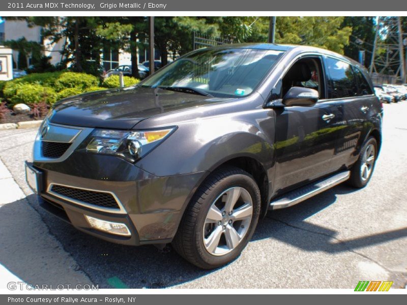 Grigio Metallic / Ebony 2011 Acura MDX Technology