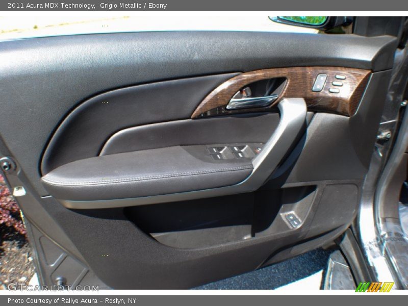 Grigio Metallic / Ebony 2011 Acura MDX Technology
